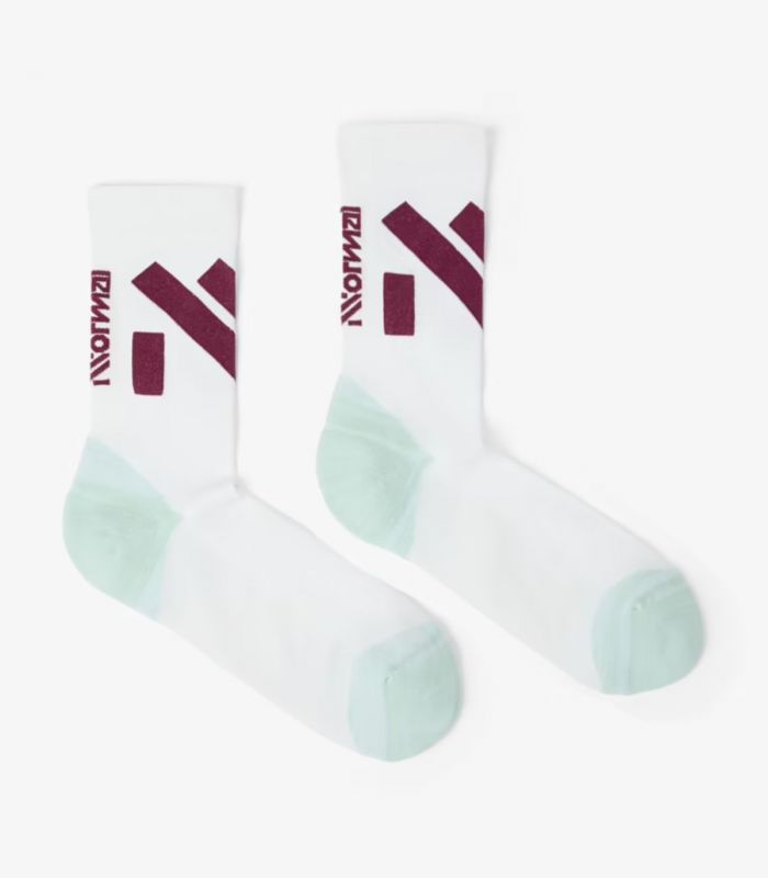 Compra online Calcetines NNormal Race Sock White Green en oferta al mejor precio