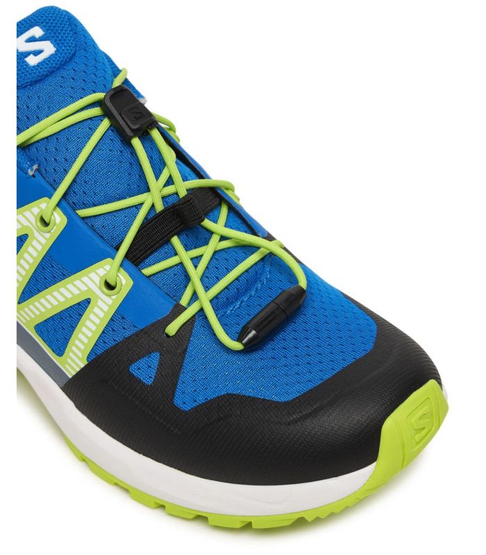 Compra online Zapatillas Salomon Outscape J Niños Strong Blue Lime en oferta al mejor precio