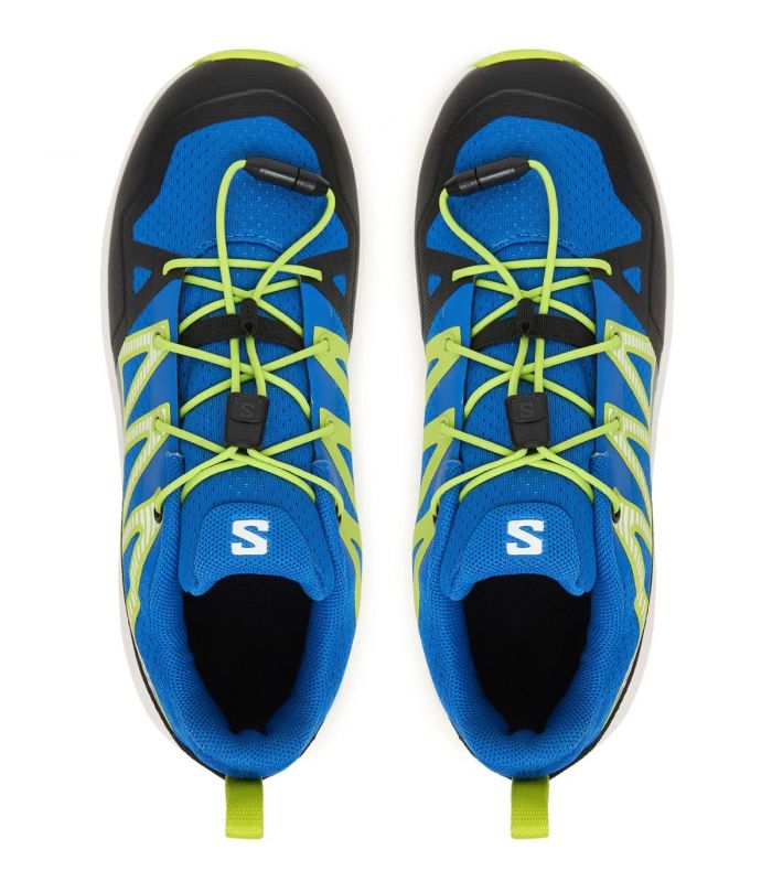 Compra online Zapatillas Salomon Outscape J Niños Strong Blue Lime en oferta al mejor precio