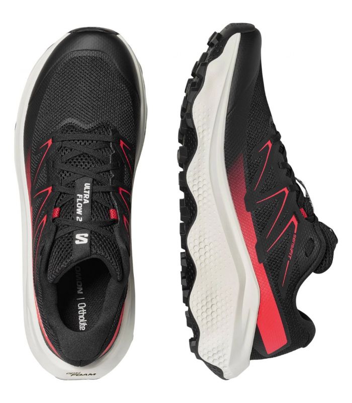 Compra online Zapatillas Salomon Ultra Flow 2 Hombre Black Red Vanila en oferta al mejor precio