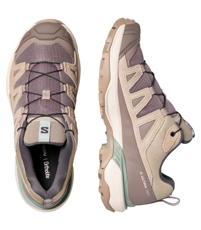 Compra online Zapatillas Salomon X Ultra 360 Leather Mujer Iron Desert en oferta al mejor precio