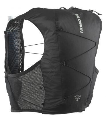 Mochila Salomon Active Skin 8 Set Black Metal