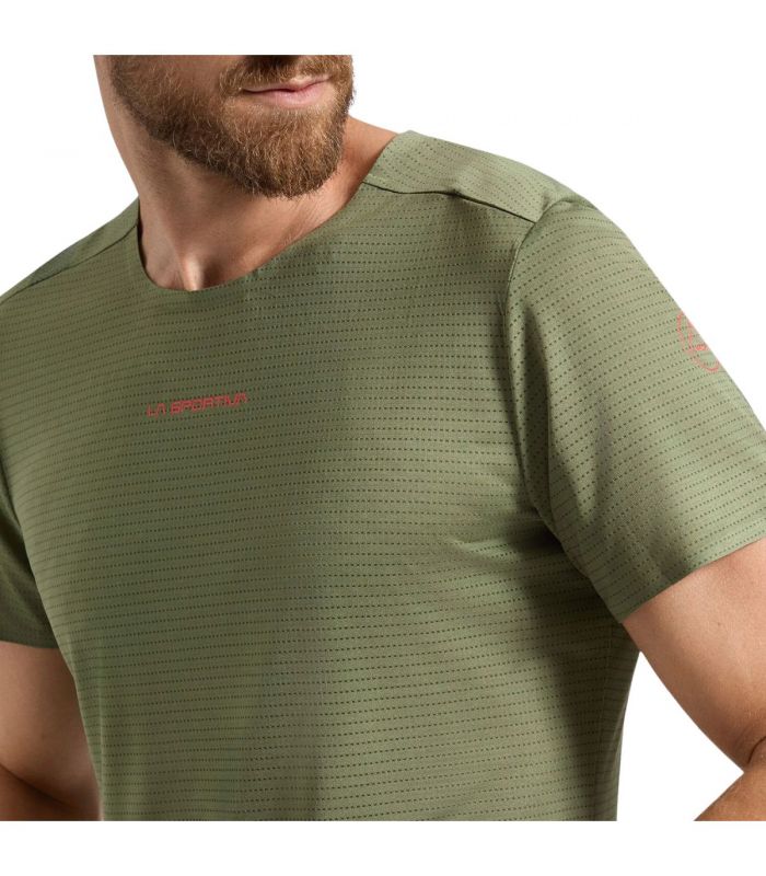 Compra online Camiseta La Sportiva Pure T-Shirt Hombre Cypress Mountain Red en oferta al mejor precio