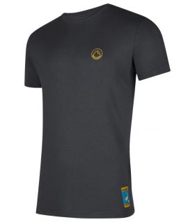 Camiseta La Sportiva Climbing On The Moon Hombre Nero Giallo