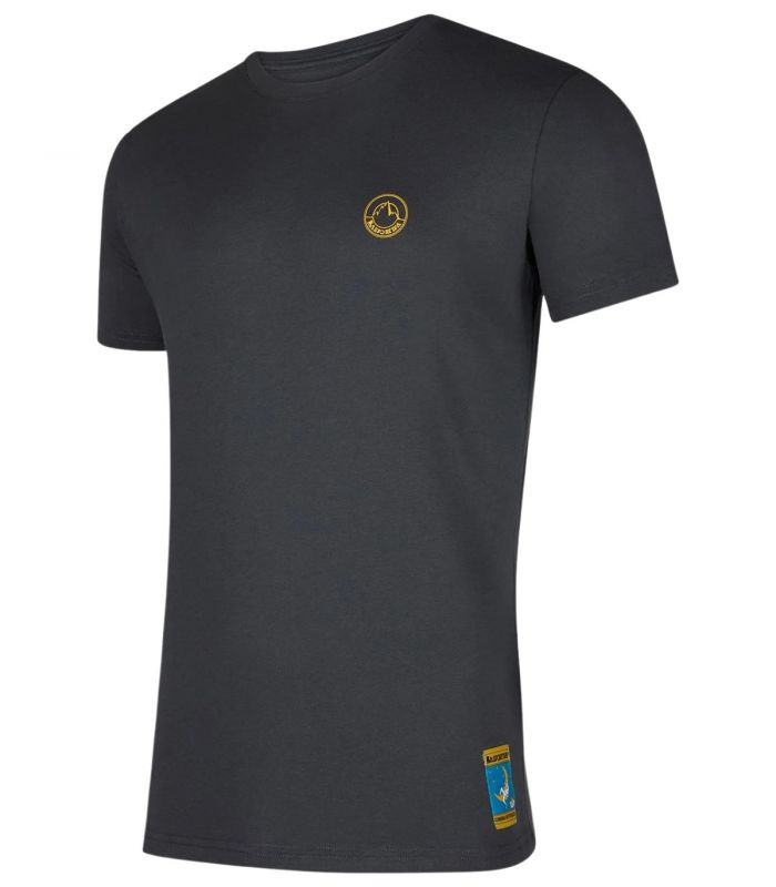 Compra online Camiseta La Sportiva Climbing On The Moon Hombre Nero Giallo en oferta al mejor precio