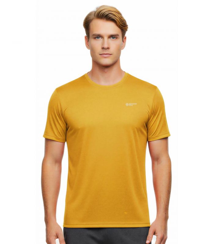 Compra online Camiseta Sphere Pro Rock Hombre Ocre en oferta al mejor precio
