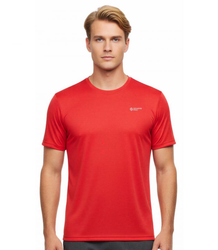 Compra online Camiseta Sphere Pro Rock Hombre Rojo en oferta al mejor precio