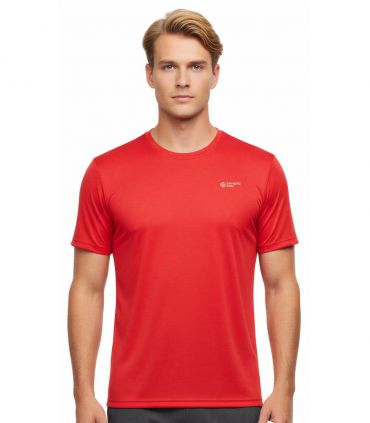 Camiseta Sphere Pro Rock Hombre Rojo