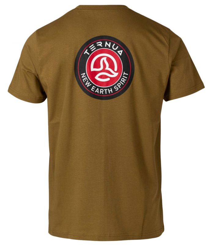 Compra online Camiseta Ternua Quarry Renegerative Hombre Dull Gold en oferta al mejor precio
