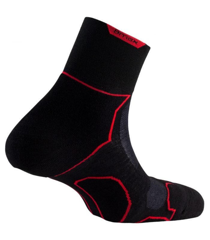 Compra online Calcetines Lurbel Desafio Three Negro Rojo en oferta al mejor precio