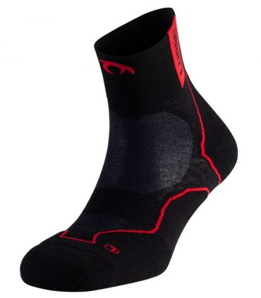 Calcetines Lurbel Desafio Three Negro Rojo