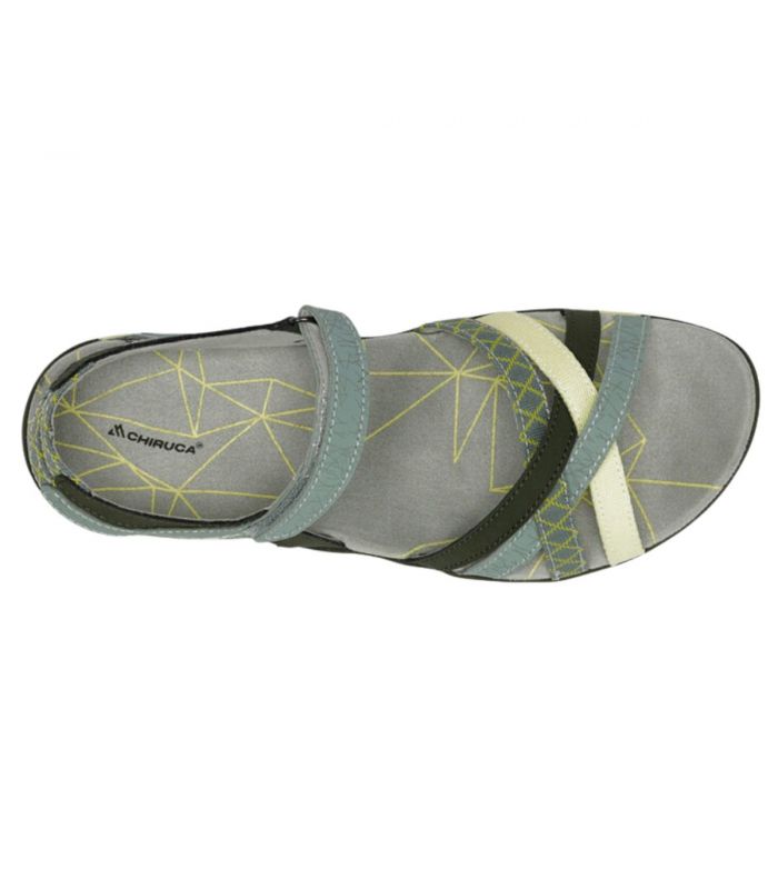 Compra online Sandalias Chiruca Malibu 14 Mujer Verde en oferta al mejor precio