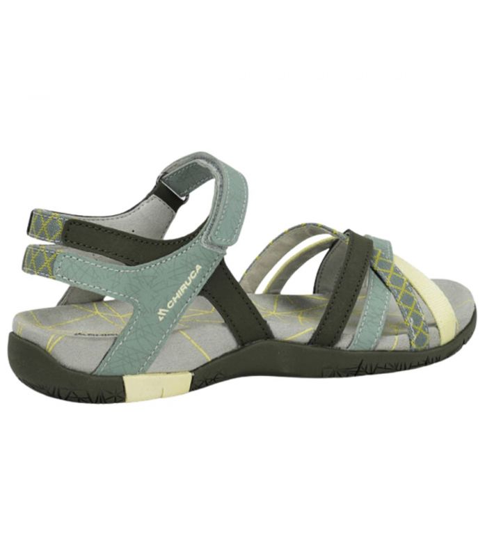 Compra online Sandalias Chiruca Malibu 14 Mujer Verde en oferta al mejor precio