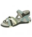 Compra online Sandalias Chiruca Malibu 14 Mujer Verde en oferta al mejor precio
