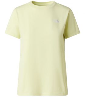 Camiseta entallada The North Face Simple Dome Evolution Mujer Lemon Mist