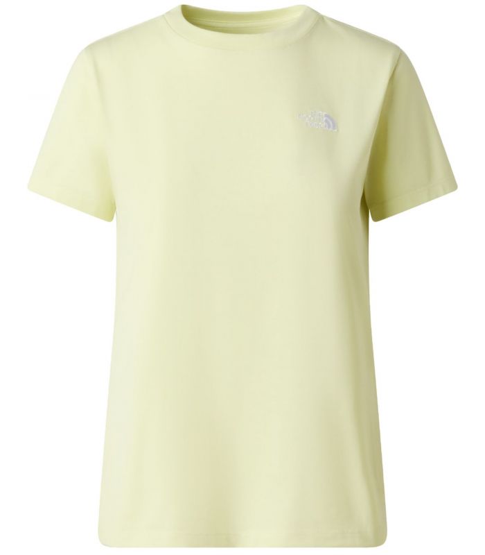 Compra online Camiseta entallada The North Face Simple Dome Evolution Mujer Lemon Mist en oferta al mejor precio
