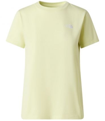 Camiseta entallada The North Face Simple Dome Evolution Mujer Lemon Mist