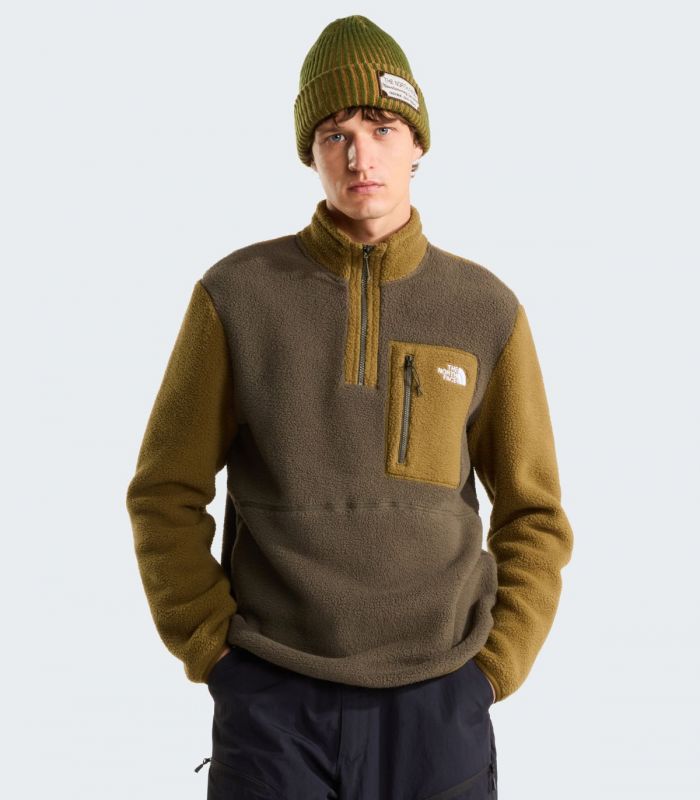 Compra online Polar The North Face Yumiori 1/4 Hombre New Taupe Green en oferta al mejor precio