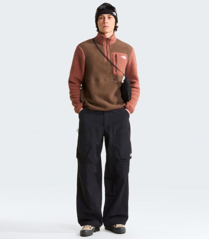 Compra online Polar The North Face Yumiori 1/4 Hombre Smokey Brown en oferta al mejor precio
