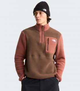 Polar The North Face Yumiori 1/4 Hombre Smokey Brown