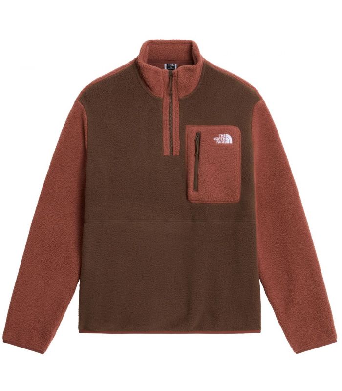 Compra online Polar The North Face Yumiori 1/4 Hombre Smokey Brown en oferta al mejor precio
