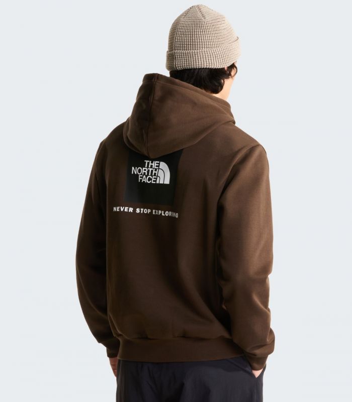 Compra online Sudadera The North Face Evolution Box Nse Regular Hoodie Hombre Dark Chestnut en oferta al mejor precio