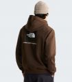 Compra online Sudadera The North Face Evolution Box Nse Regular Hoodie Hombre Dark Chestnut en oferta al mejor precio