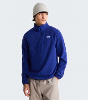 Forro Polar con cremallera de 1/4 The North Face Glacier Hombre Bold Blue