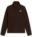 Compra online Forro Polar con cremallera de 1/4 The North Face Glacier Hombre Dark Chestnut en oferta al mejor precio