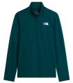 Compra online Camiseta The North Face de manga larga con cremallera de 1/4 24/7 Hombre Pacific Teal en oferta al mejor precio