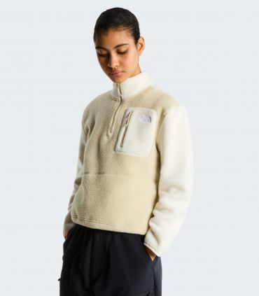 Chaqueta polar con cremallera de 1/4 The North Face Yumiori Mujer Desert Stone