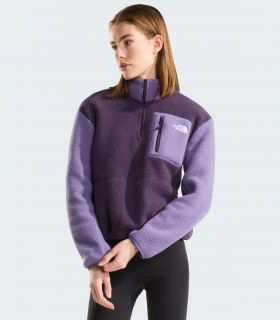 Chaqueta polar con cremallera de 1/4 The North Face Yumiori Mujer Endless Dusk