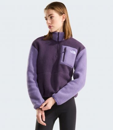 Chaqueta polar con cremallera de 1/4 The North Face Yumiori Mujer Endless Dusk