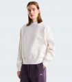 Compra online Sudadera The North Face TNF Essential Simple Dome Boxy Oversized Crew Mujer White Dune en oferta al mejor precio