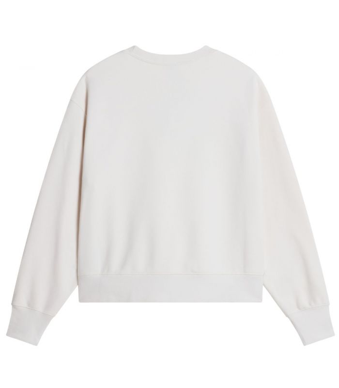 Compra online Sudadera The North Face TNF Essential Simple Dome Boxy Oversized Crew Mujer White Dune en oferta al mejor precio