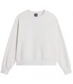Compra online Sudadera The North Face TNF Essential Simple Dome Boxy Oversized Crew Mujer White Dune en oferta al mejor precio