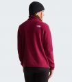 Compra online Forro polar con cremallera de 1/4 The North Face Glacier Mujer Burgundy Crush en oferta al mejor precio