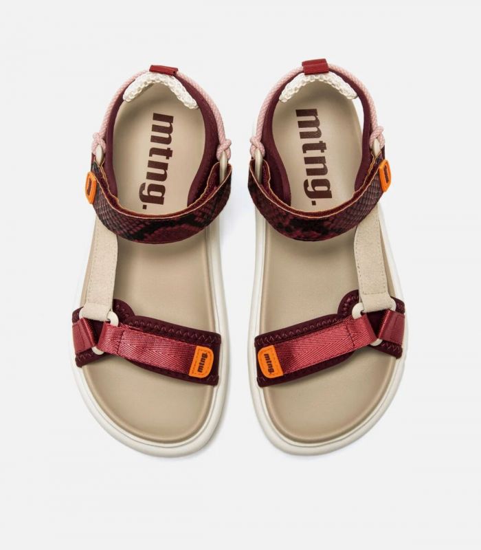 Compra online Sandalias Mustang Sunny Mujer Burdeos en oferta al mejor precio