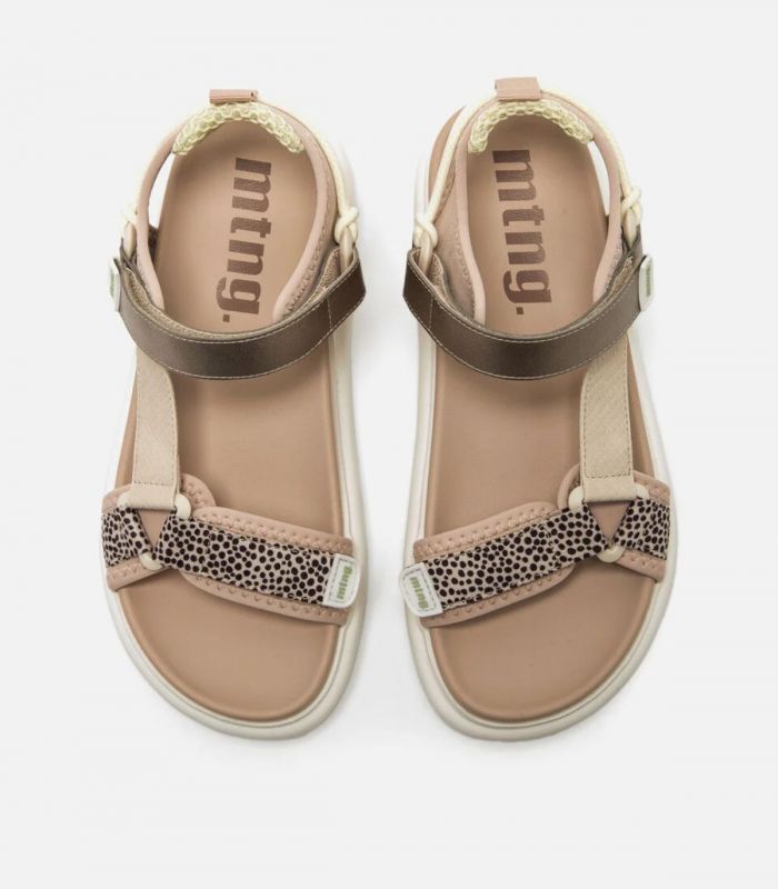 Compra online Sandalias Mustang Sunny Mujer Beige en oferta al mejor precio
