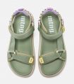 Compra online Sandalias Mustang Sunny Mujer Verde Claro en oferta al mejor precio