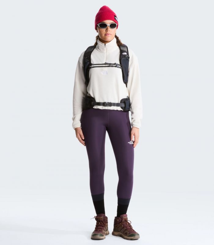 Compra online Forro Polar The North Face Novelty Logo Glacier Mujer White Dune en oferta al mejor precio