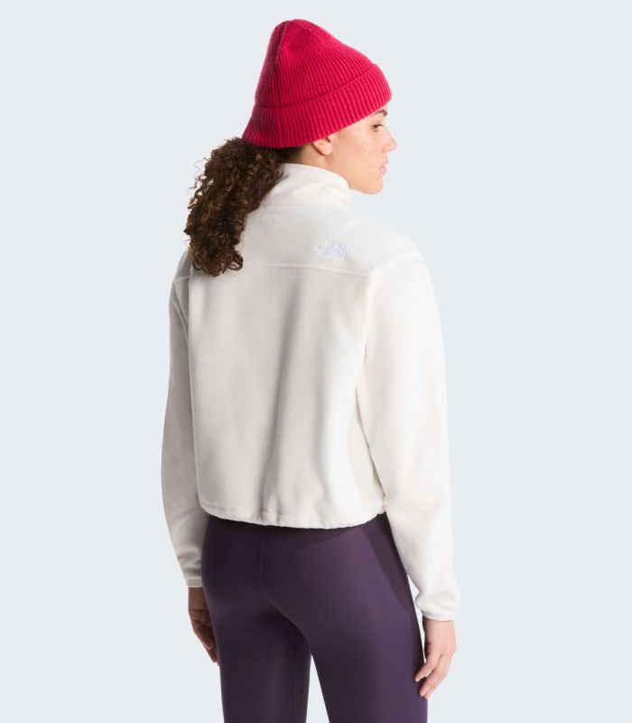 Compra online Forro Polar The North Face Novelty Logo Glacier Mujer White Dune en oferta al mejor precio