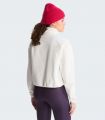 Compra online Forro Polar The North Face Novelty Logo Glacier Mujer White Dune en oferta al mejor precio