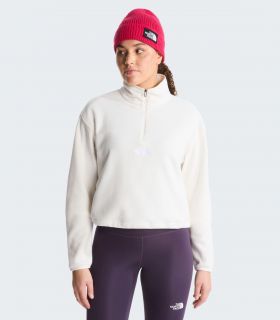 Forro Polar The North Face Novelty Logo Glacier Mujer White Dune