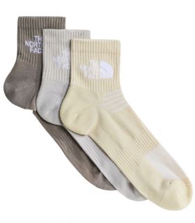 Calcetines The North Face Multi Sport Cush Quarter Sock 3P Stone Slab