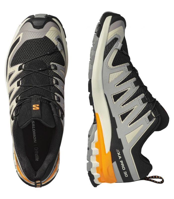 Compra online Zapatillas Salomon Xa Pro 3D V9 Hombre Black Gull Turmeric en oferta al mejor precio