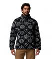 Compra online Forro polar Columbia Rugged Ridge™ High Pile HZ Hombre Black Checked en oferta al mejor precio