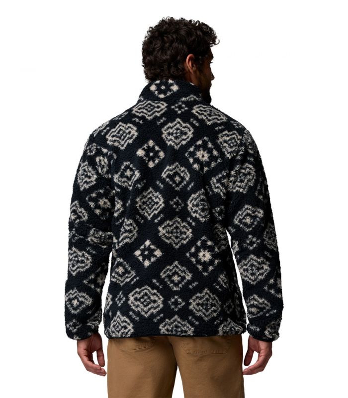 Compra online Forro polar Columbia Rugged Ridge™ High Pile HZ Hombre Black Checked en oferta al mejor precio