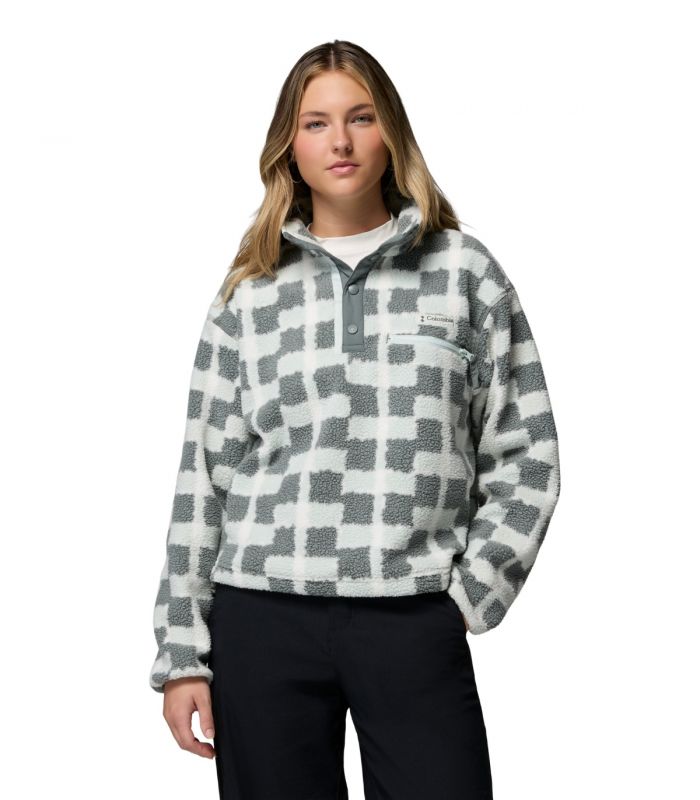 Compra online Forro polar Columbia Helvetia II Printed Mujer Sedona Sage en oferta al mejor precio