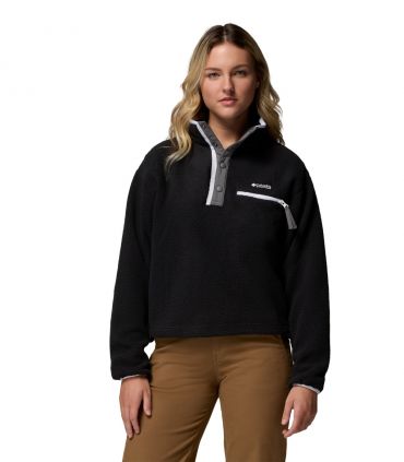 Forro polar Columbia Helvetia II Cropped Mujer Black
